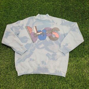 Vintage Beverly-Hills Sweatshirt Women Medium 20x22 Blue USA
